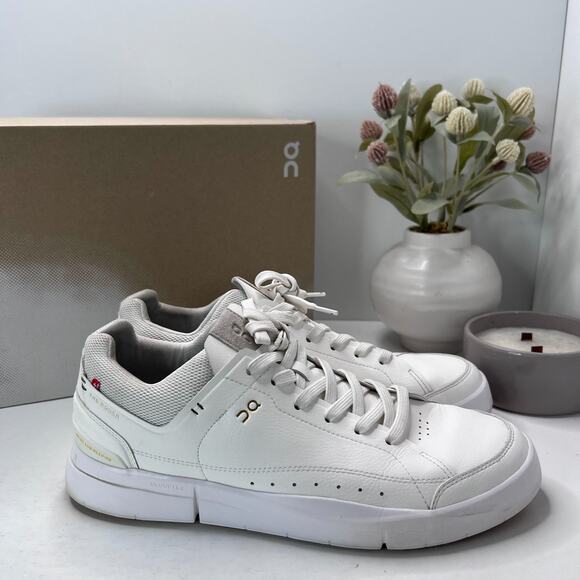 On Cloud The Roger Centre Court White/Gum Lace Up Shoes Men's 11.5 Comfort - Picture 3 of 10